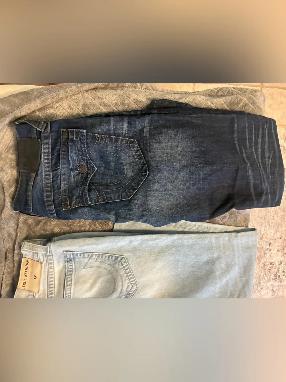 True Religion/Silver Men's Jeans Trio +1 in Dark Blue, Medium Blue & Light Blue